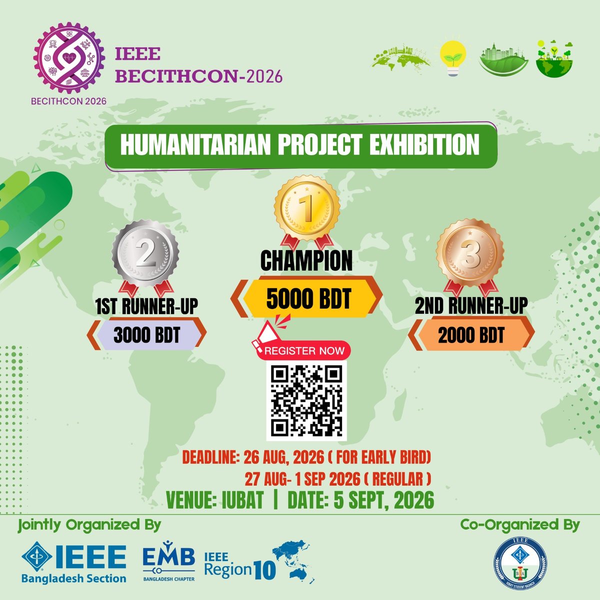 Poster: Humanitarian project exhibition